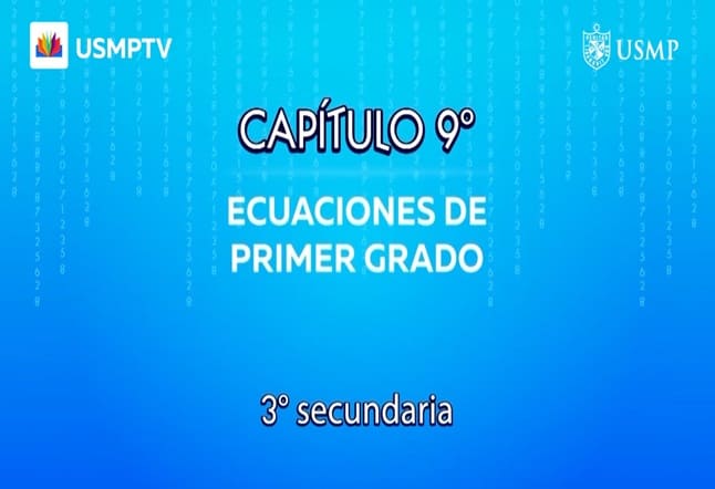 Capítulo N. ° 9 - Ecuaciones de Primer Grado